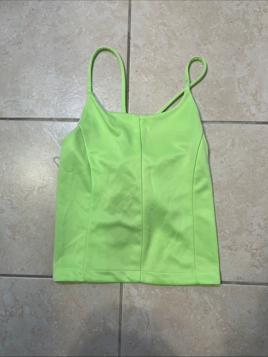 Nike Tops - Nike Neon Lime Tank. Open back. Size small